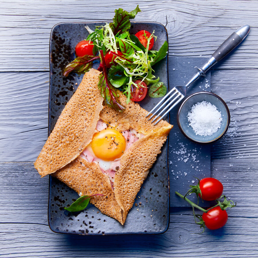   Galettes bretonnes bretonische Buchweizen Pfannkuchen