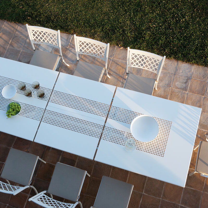 Ausziehbarer eleganter Outdoortisch aus Italien Bild 3