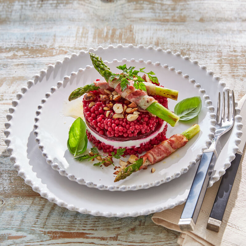Rote Beete Perl-Couscous bereichert Gerichte optisch wie kulinarisch Bild 2