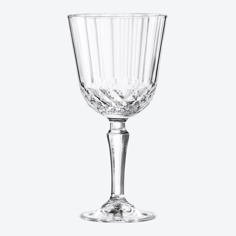  Wein-Kristallglser im Art Deco Design Bild 3