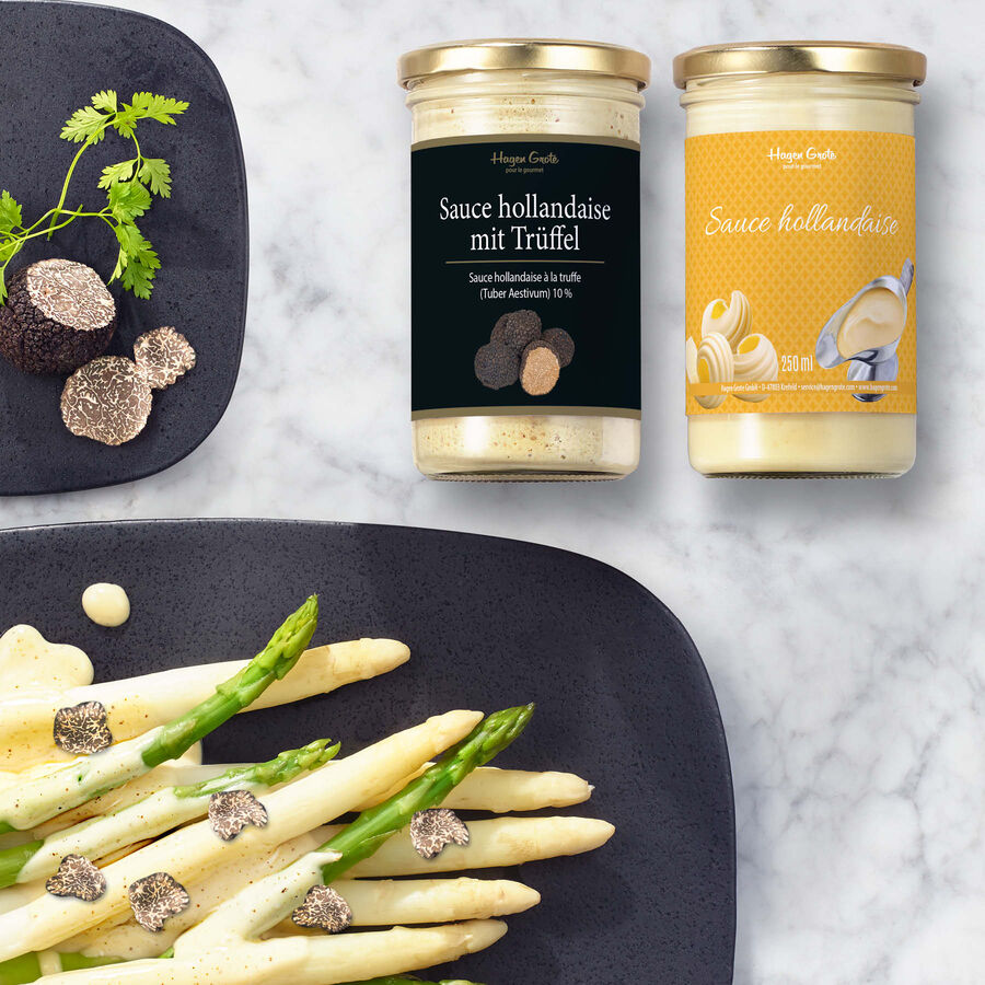 Feinste Sauce hollandaise mit 10 frischer Butter Hagen Grote