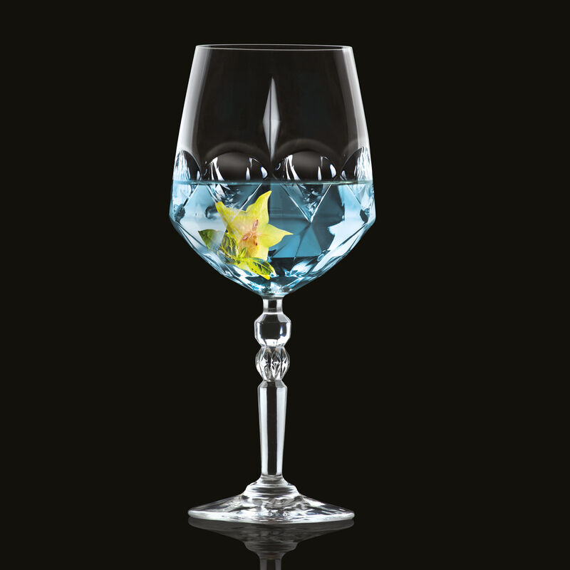 Cocktail-Kristallgläser mit wirkungsvollem Tropfen-Relief-Dekor Bild 2