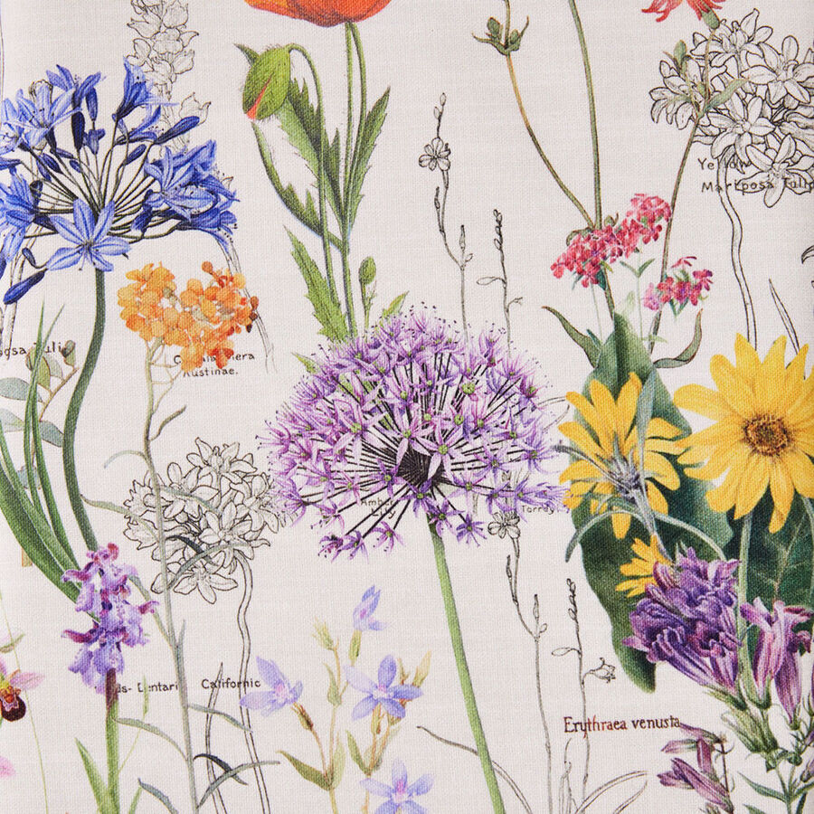 Einladende Tischdecke mit Wildblumen-Bordre Bild 2