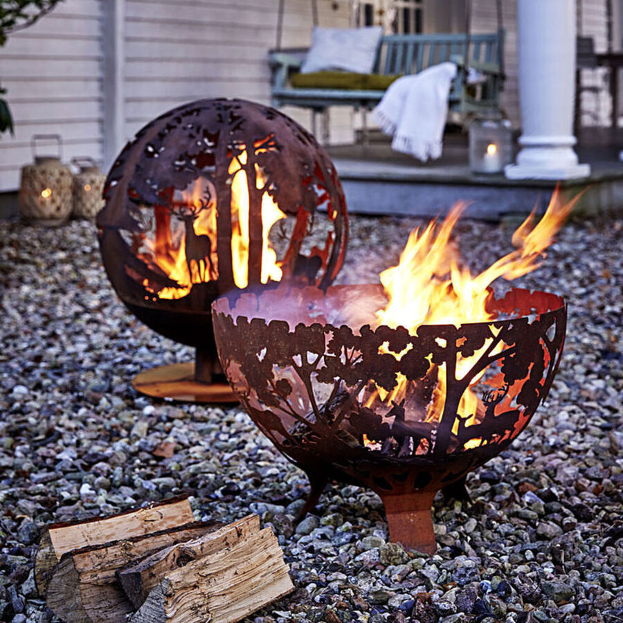 Dekorative Gartenskulptur Feuerkugel Hagen Grote Österreich Shop