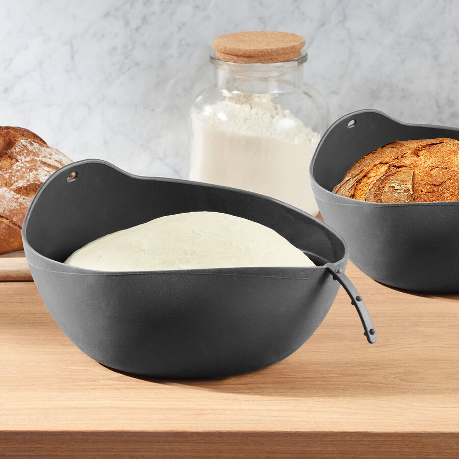 Brotbackform: Mischen, kneten, gehen lassen, backen in einer Form, Brot backen, Universalschssel, Silikon Bild 2