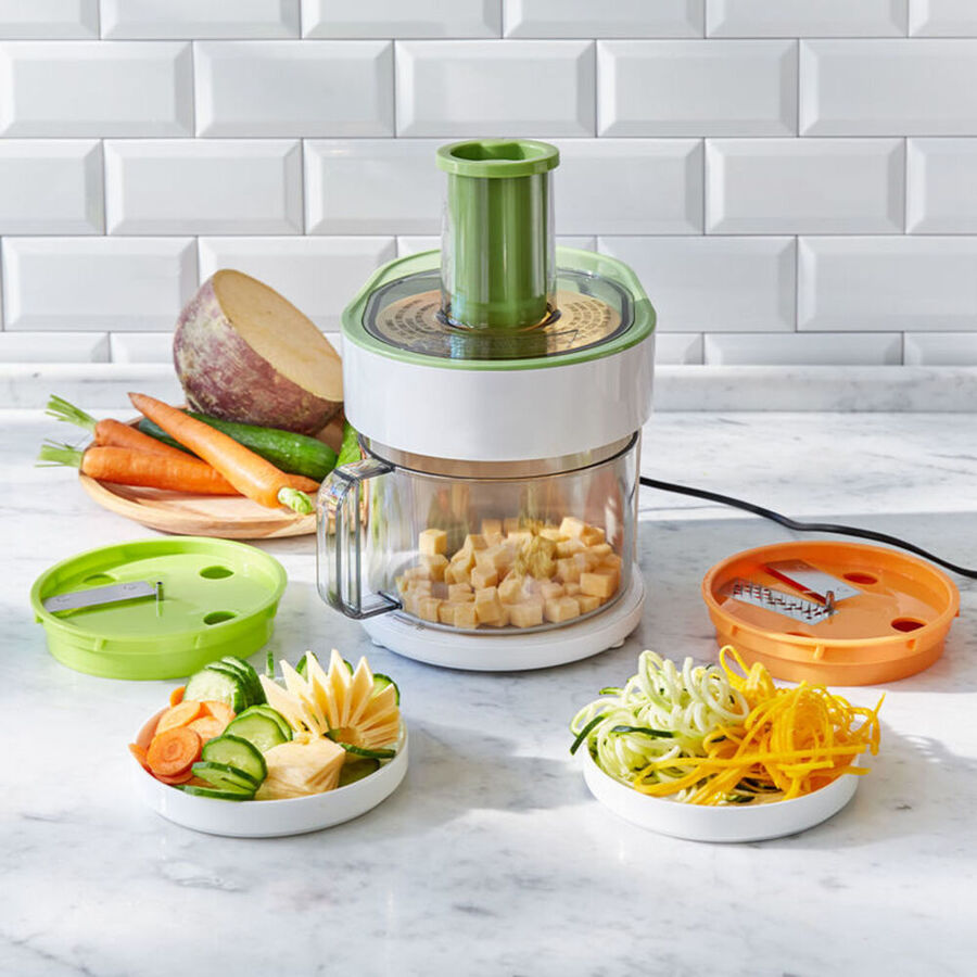 Weltneuheit Elektro Gemuseschneider Raspelt Wurfelt Schneidet Stifte Scheiben Gemusespaghetti Hagen Grote Osterreich Shop
