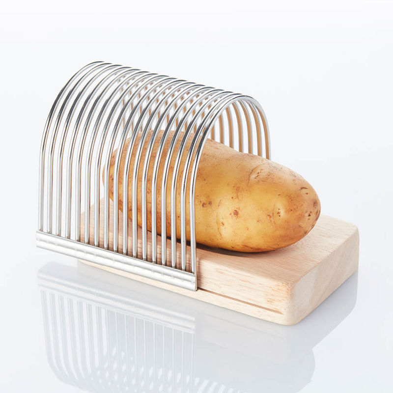 Kartoffelschneider: Absolut gleichmäßige Fächerkartoffeln schneiden Bild 2