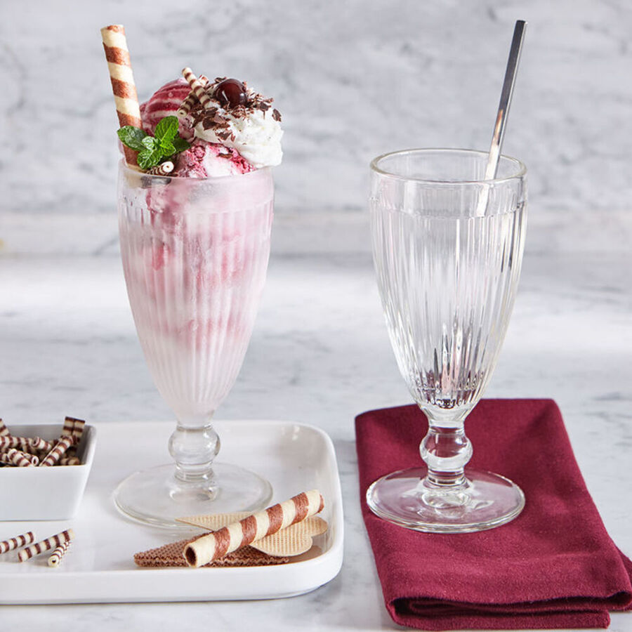 Stilvolle Extrahohe Glas Eisbecher Perfekt Fur Eiskaffee Zabaglione Desserts Hagen Grote Osterreich Shop