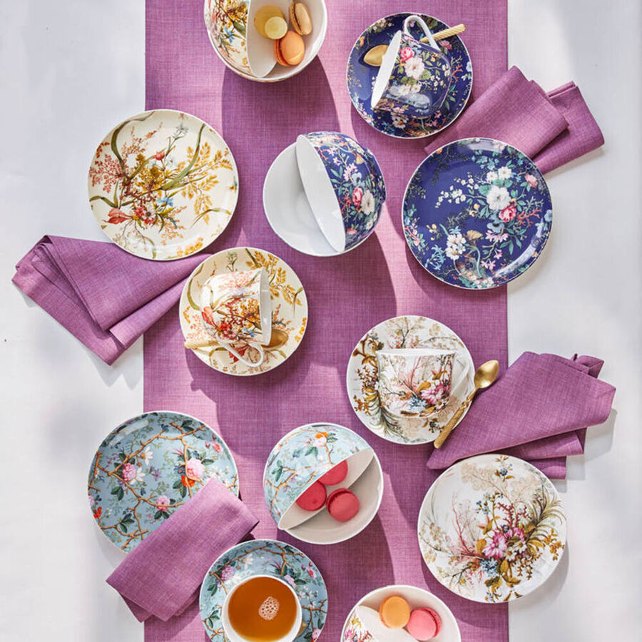Mix & Match-Teller mit floralen Illustrationen aus dem 18. Jahrhundert Bild 2