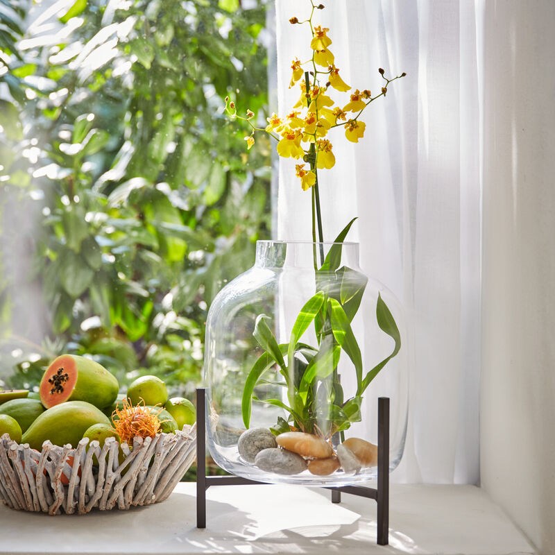 Vase oder Windlicht für ein stimmungsvolles Ambiente, Kerzenhalter, Kerzenständer, Gartenwindlicht Bild 2