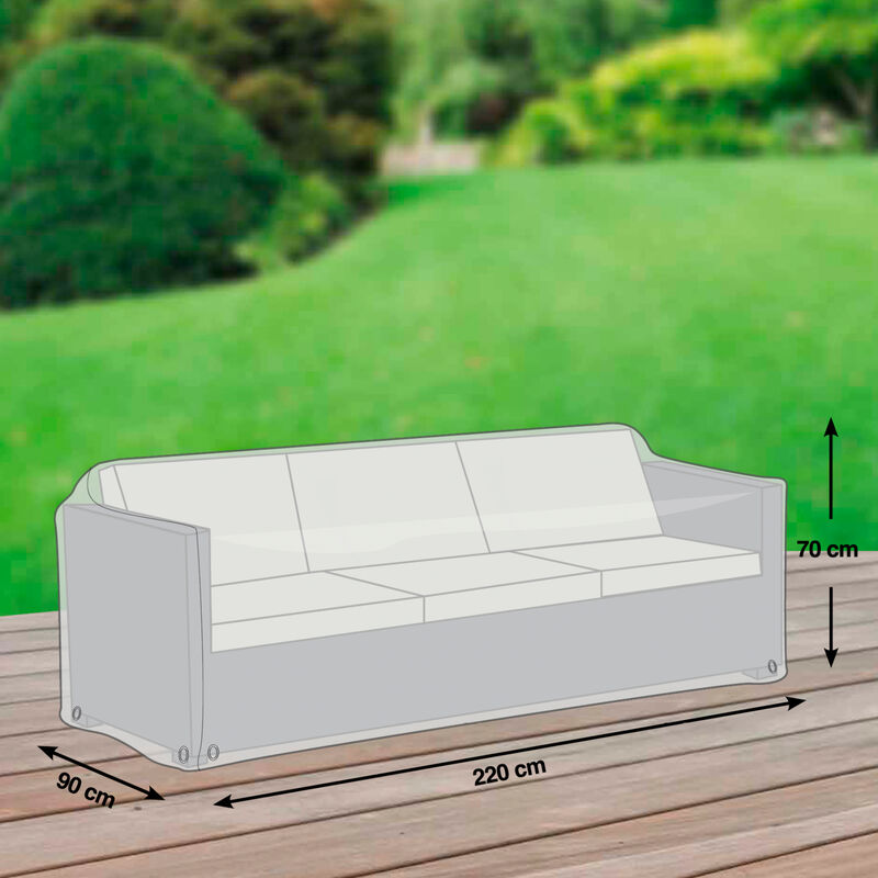 Premium-Schutzhllen fr Outdoor-Loungesofa aus flexibler Ripstop-Kunstfaser Bild 2