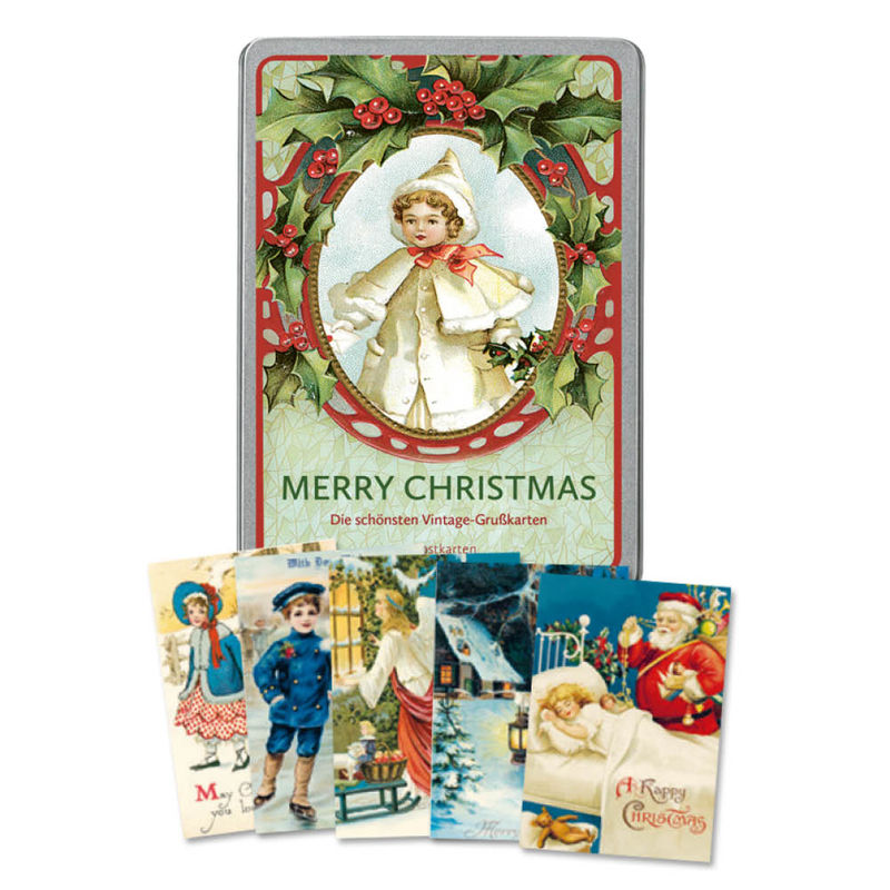 Nostalgische Weihnachtskarten für persönliche Grüße zum Fest Bild 2