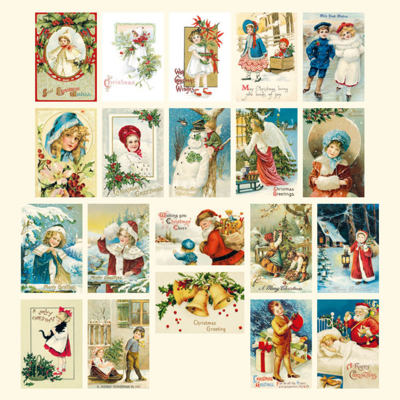 Nostalgische Weihnachtskarten für persönliche Grüße zum Fest Bild 3
