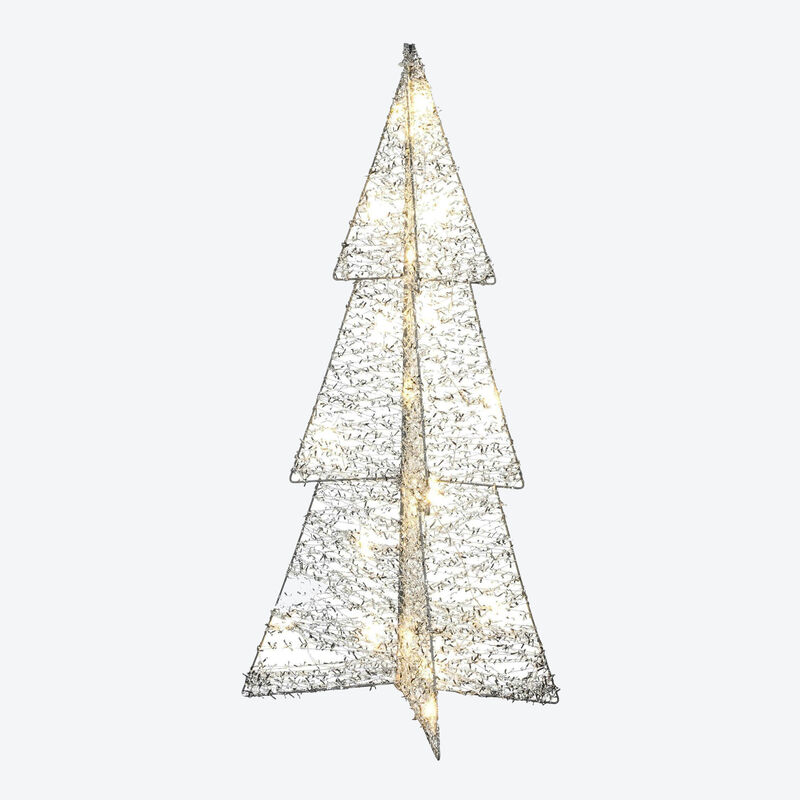 3D-Lichterbaum dekoriert festlich, Weihnachtsbaum, Weihnachtsbeleuchtung Bild 2