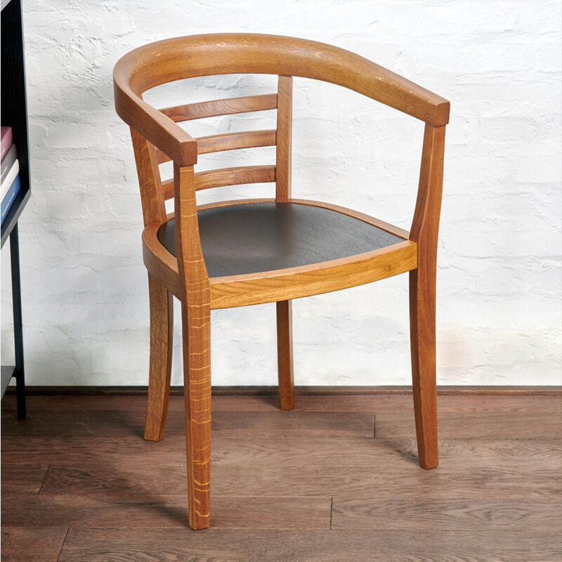 Klassischer Lambert Stuhl aus massiver Eiche, Esszimmerstühle, Küchenstuhl, Wohnzimmerstuhl Bild 2