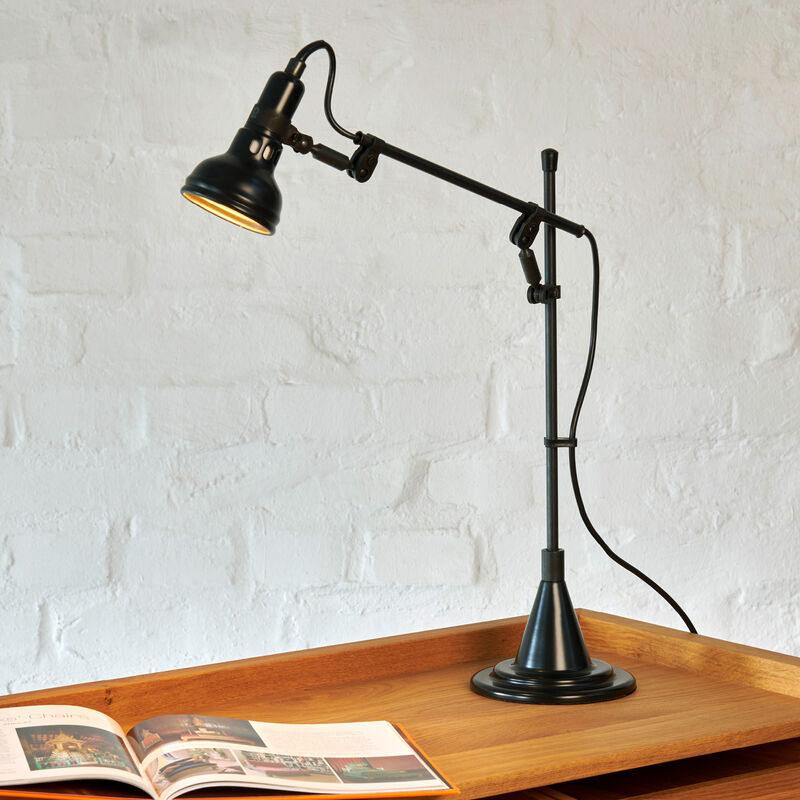 Lambert Retro-Schreibtischlampe im Industriedesign Bild 2