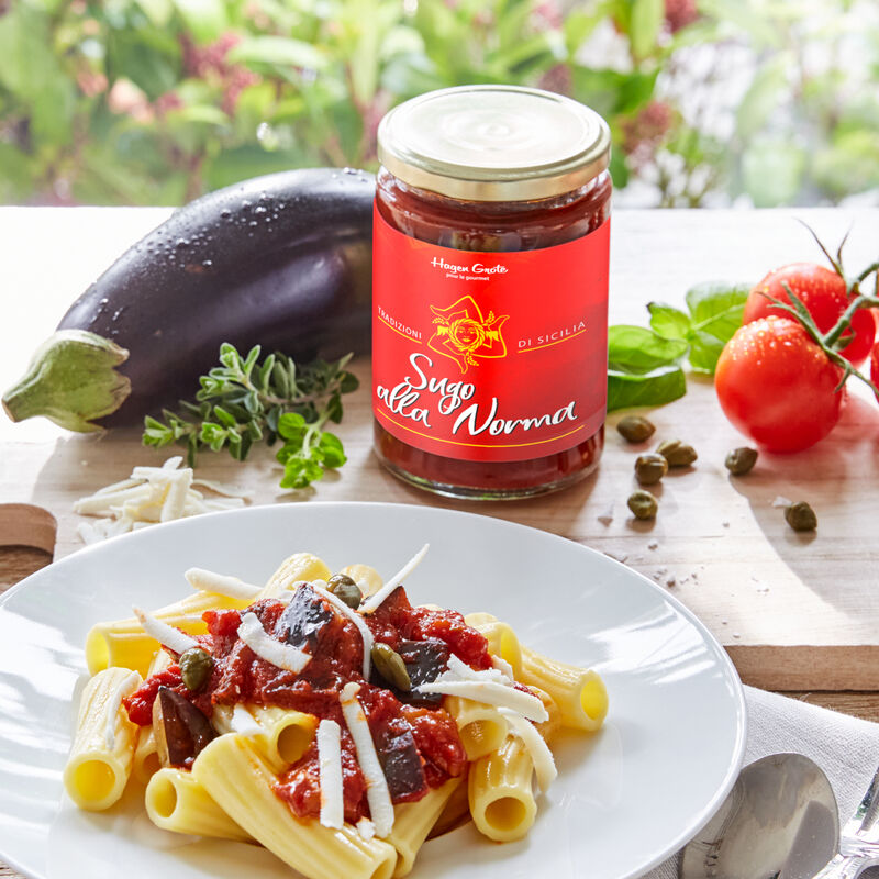 Sugo alla Norma: Sizilianische Tomatensauce mit Auberginen Bild 2