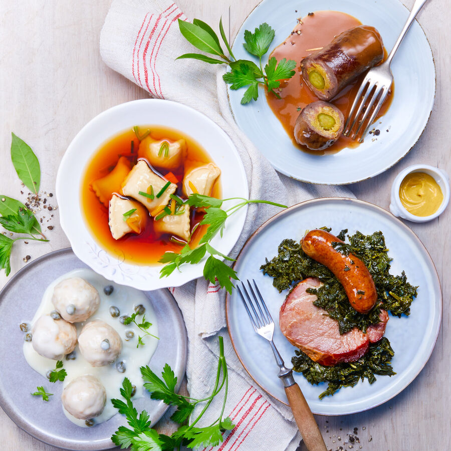 Klassische feine deutsche Kche: Rinderrouladen minutenschnell zubereiten, Fertiggericht, schnell & einfach zubereitet, im Glas Bild 3