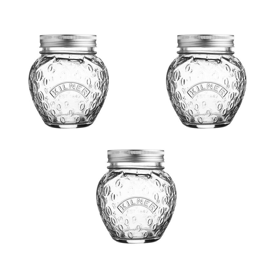 3er-Set: Kilner Marmeladen-Einmachglas