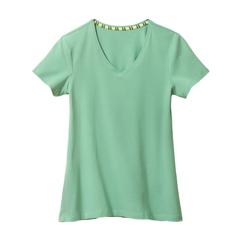 Hautfreundlich leichtes Pyjama-Shirt mintfarben Bild 2