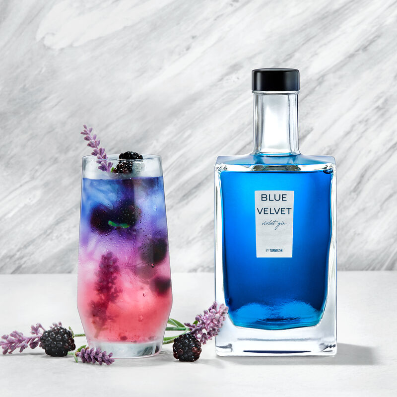 Blue Velvet Gin verändert seine Farbe! Bild 2