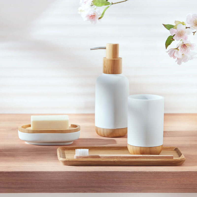 Tablett zur wohnlichen Bad-Serie mit Bambus Bild 3