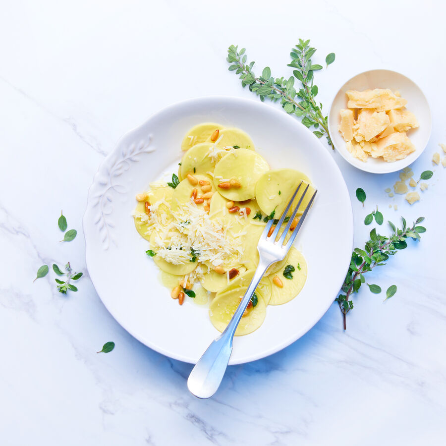 Klassische ligurische Pasta: Croxetti, Nudeln, italienische Pasta Bild 2