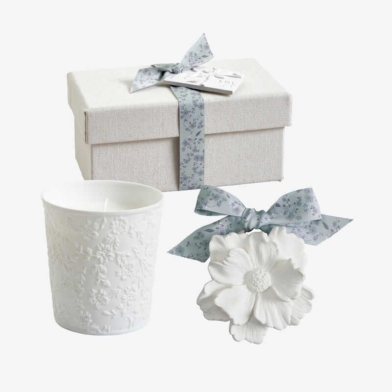 Franzsisches Geschenke-Duftset Fleur de Coton, Duft-Set, Duft-Geschenkset, Raum-Set, Duftkerze Bild 5