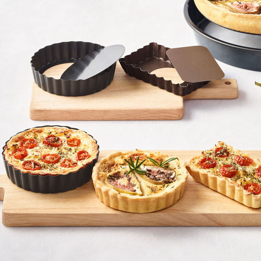 Runde LiftbodenTartelettförmchen Zartes Gebäck leicht aus der Form lösen Hagen Grote