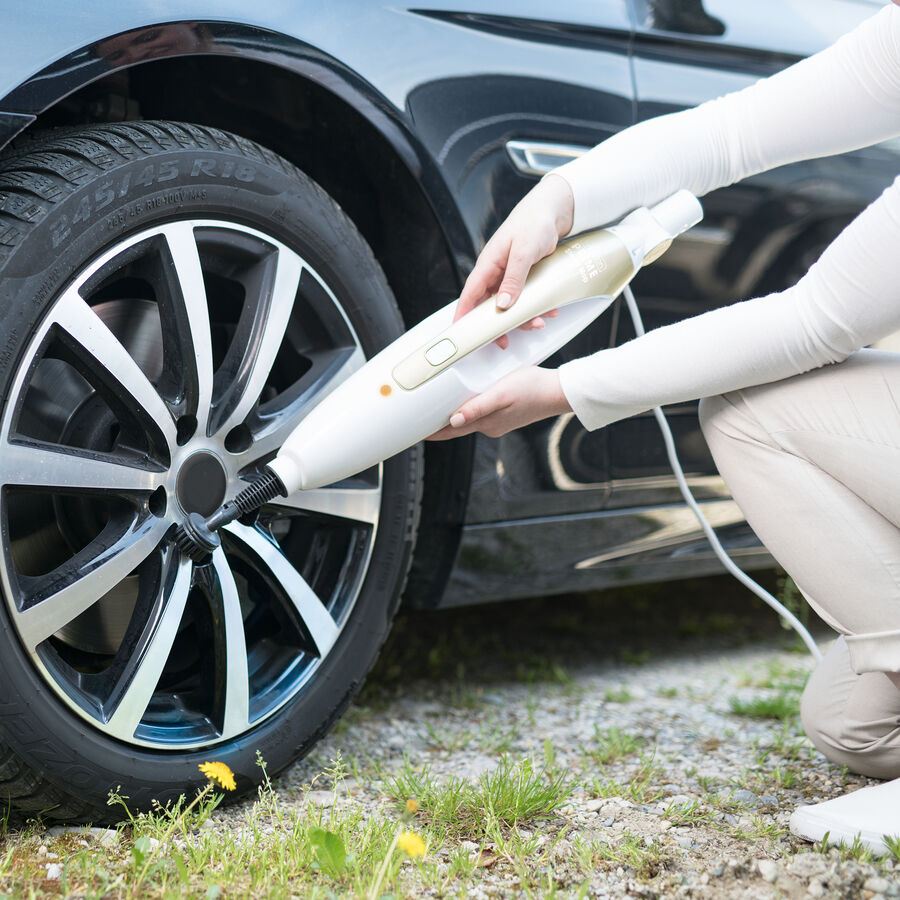  Dampfreiniger mit Knickgelenk fr schwer erreichbare Stellen Bild 5