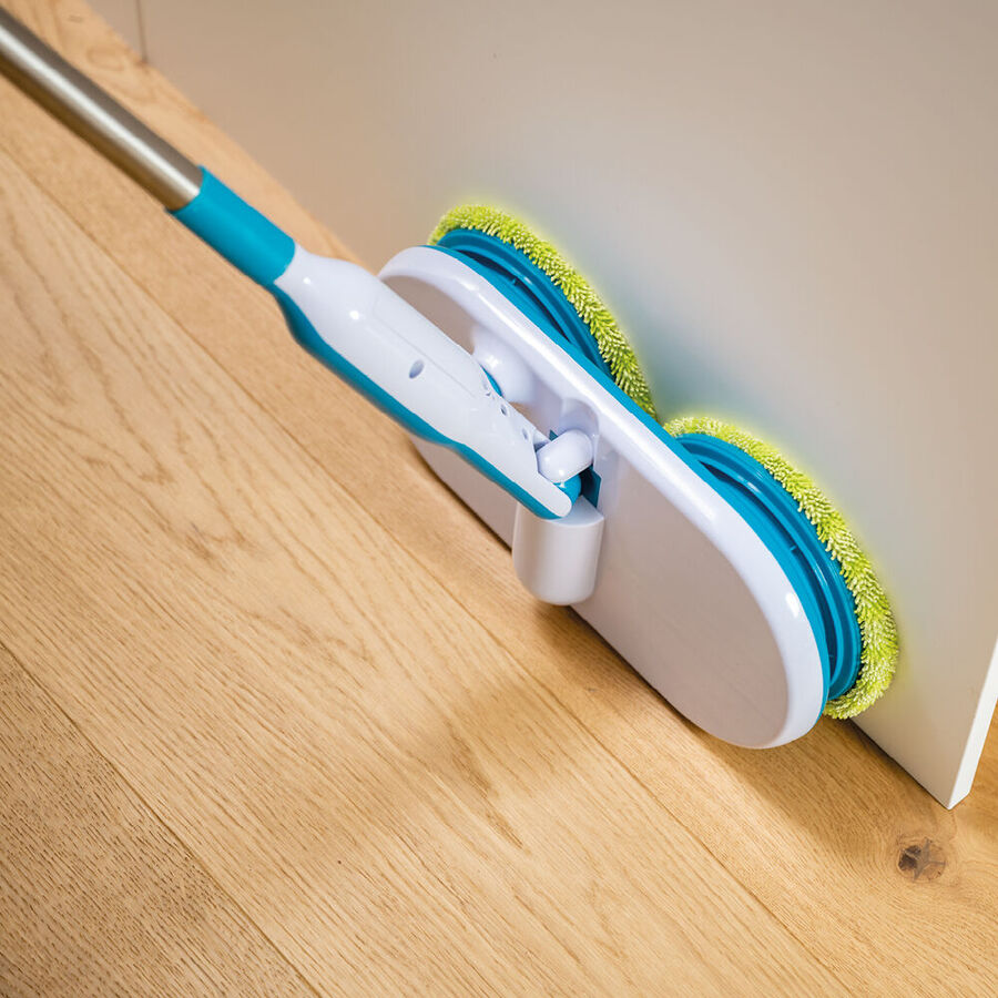 Spin Mop: 100 Rotationen pro Minute reinigen, schrubben, polieren Bild 5