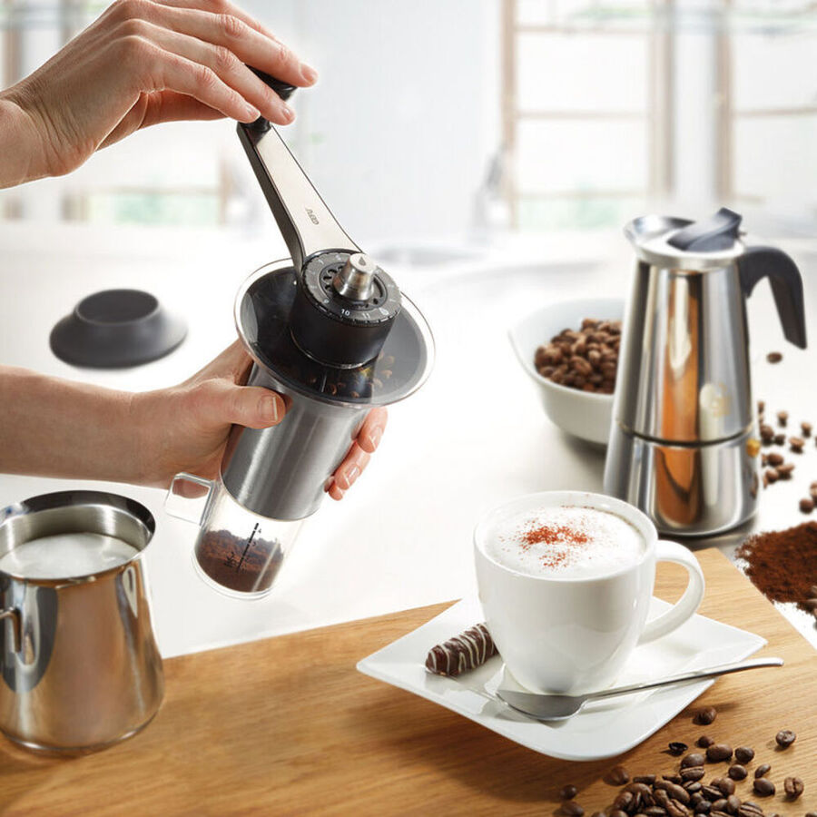 Hand-Kaffeemhle: 11 Feineinstellungen, speziell fr Espresso, Filterkaffee, French Press Bild 2