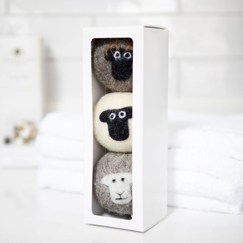 Schafswolle-Trocknerbälle für natürlich fluffig-weiche Wäsche Bild 2
