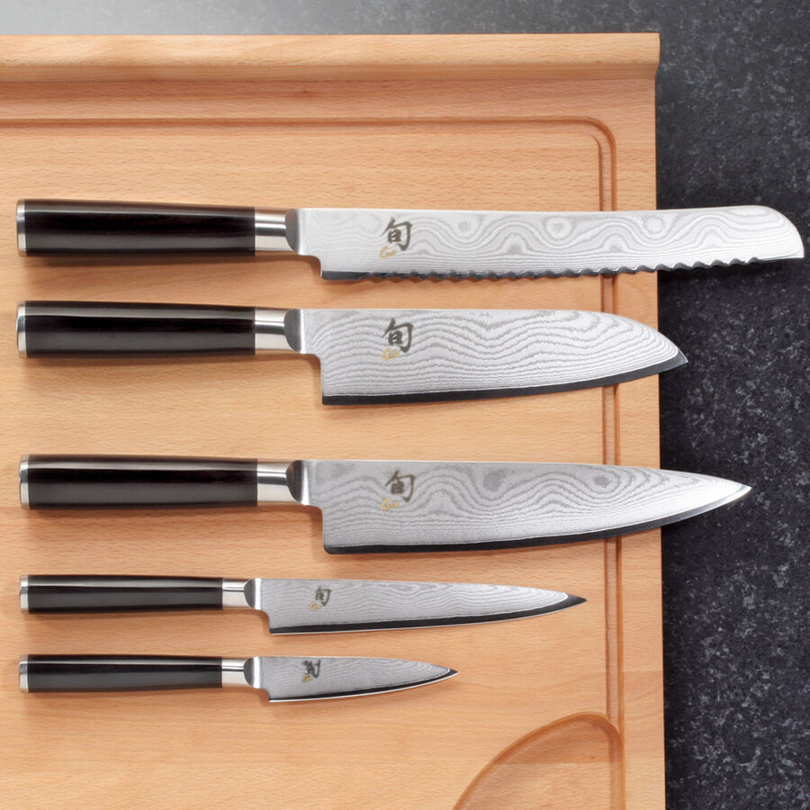 Brotmesser: Damaszener Messer Bild 2