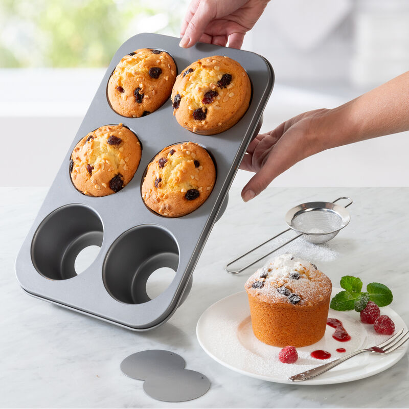 Hebeboden-Form: Saftige Jumbo-Muffins leicht aus der Form lösen Bild 2