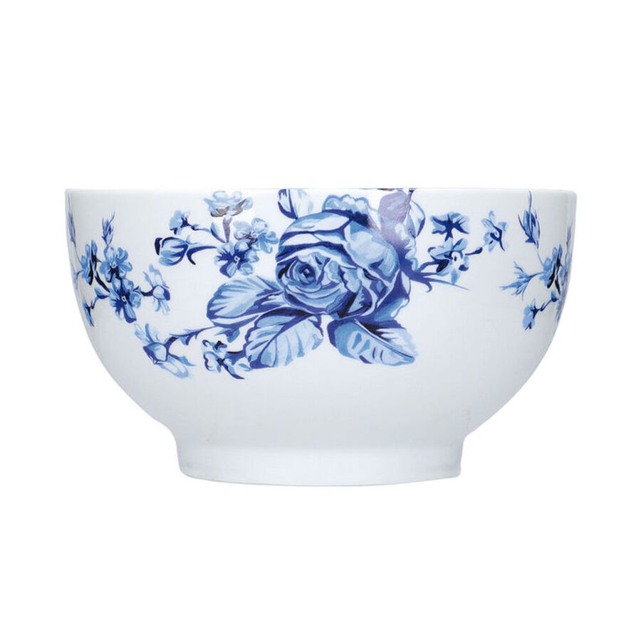 Blau-weiße Rosen-Schalen zum Kombigeschirr - Julia Grote Österreich Shop