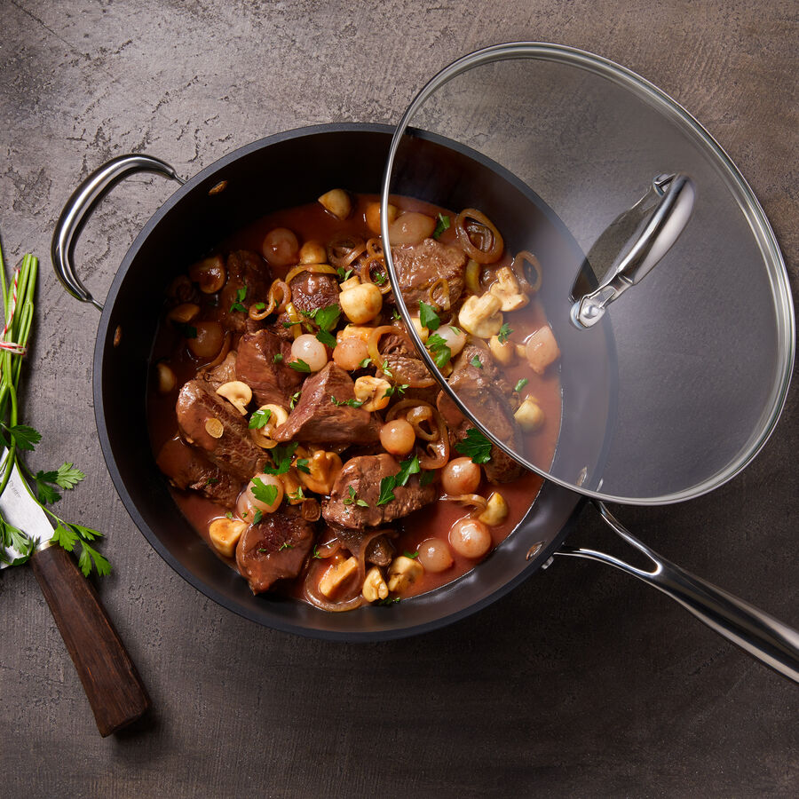 Boeuf bourguignon  Rinder Ragout aus Burgund