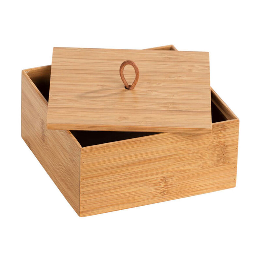 Dekorative Box mit Deckel aus nachwachsendem Bambus Julia Grote