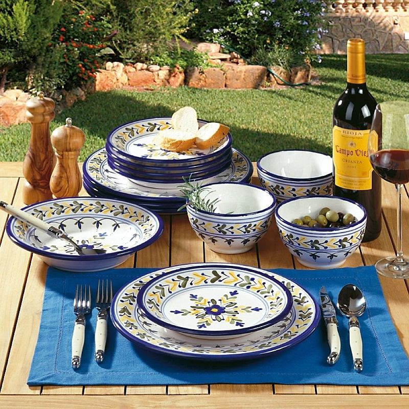 Desserteller: Decken Sie Ihren Tisch im provenzalischen Stil