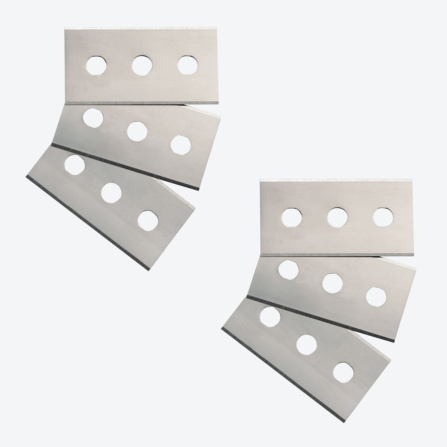 Ersatzklingen 6 Stck zu 622Z01 Edelstahl-Kochfeldschaber