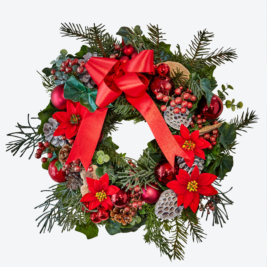 Exklusiver Julia Grote Weihnachtskranz 2023 in limitierter Auflage, Weihnachtsgirlande, Weihnachten Dekor, Weihnachtstrkranz