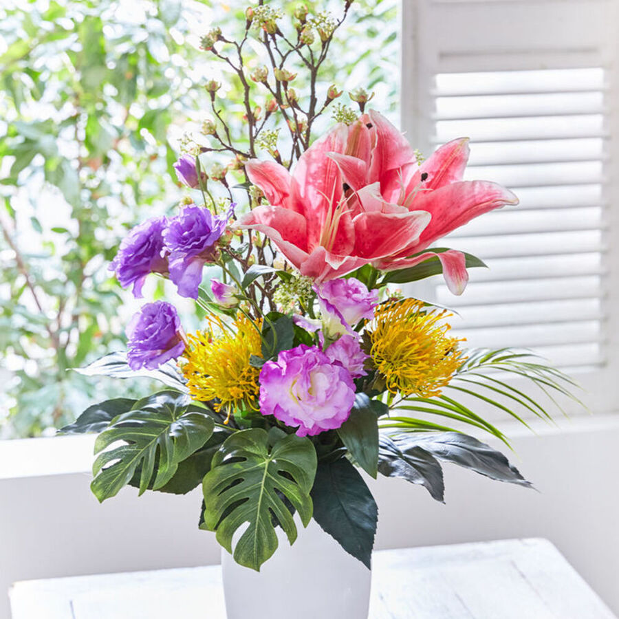 exotischer blumenstrau�