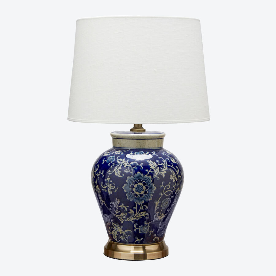 Exquisite Tischlampe im chinesischen Ming-Stil, Tischleuchte, Nachttischlampe, Handbemalt