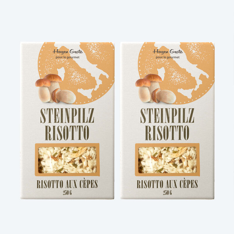 Feines Steinpilz-Risotto mit Premium Carnaroli-Reis