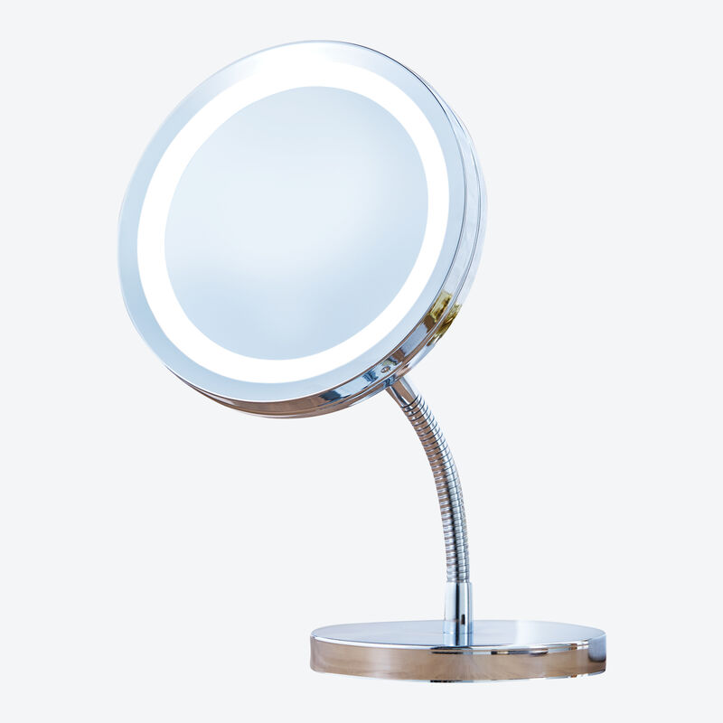 Flexibler LED-Kosmetik-Spiegel vergrößert 3-fach