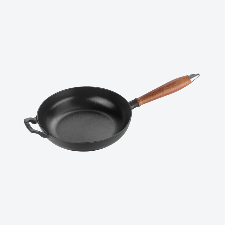 staub bratpfanne mit holzgriff 28 cm