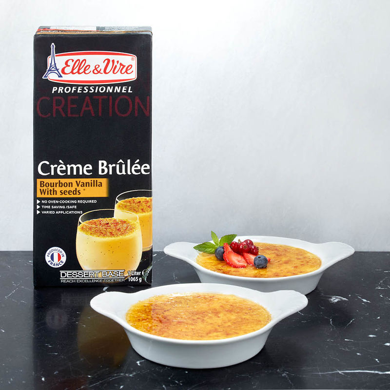 Französische Crème Brûlée: Kulinarisch anspruchsvolles Premium-Vorprodukt für Gourmets