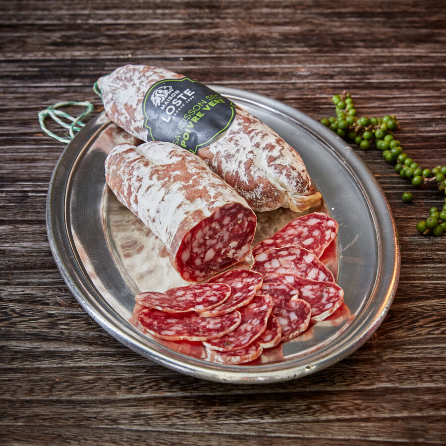 Franzsische Pfeffer-Salami aus der Auvergne