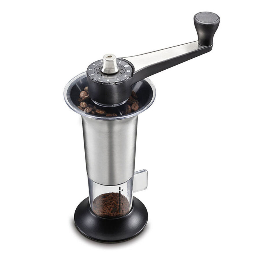 Hand-Kaffeemhle: 11 Feineinstellungen, speziell fr Espresso, Filterkaffee, French Press