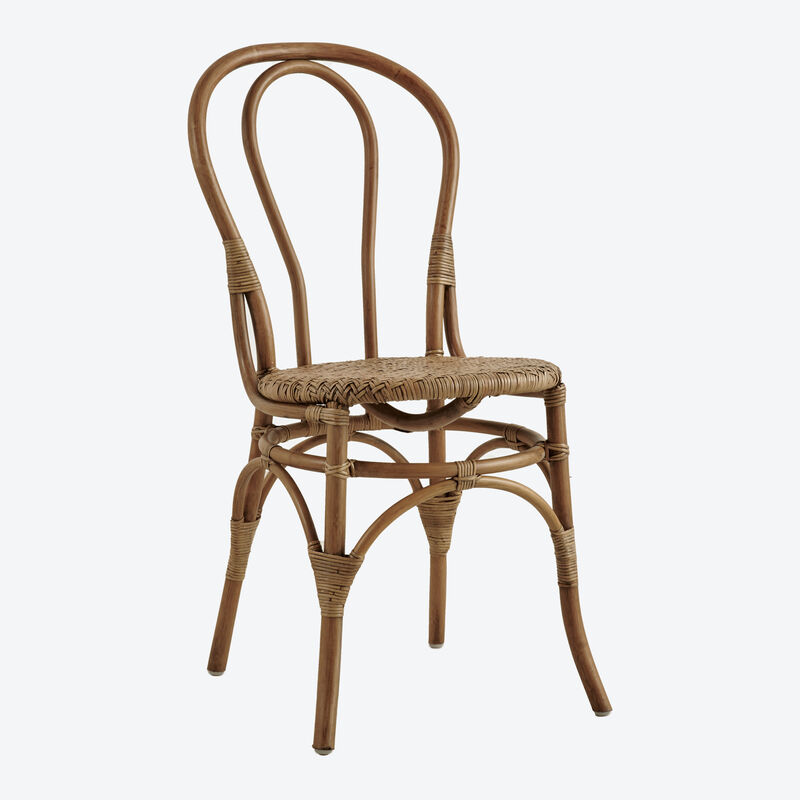 Handgefertigter Stuhl-Klassiker aus natürlichem Rattan